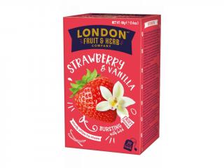 London Fruit & Herb Čaj - Jahoda s vanilkou 20 sáčků
