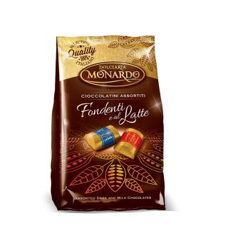 Monardo Tegolini z mléčné a hořké čokolády (Latte e Fondente) 90g