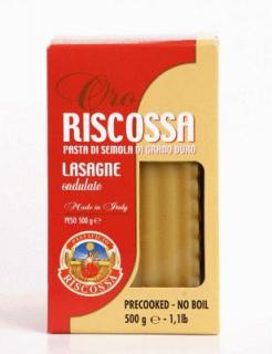 RISCOSSA Lasagne ondulate precotte - vlnkované lasaně předvařené 500g