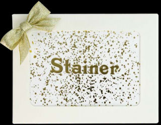 Stainer Box bonboniéra bílá (assorted pralines) 60g