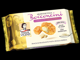Vicenzi Bocconcini s krémem z bílé čokolády 100g