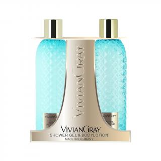 Vivian Gray kosmetická sada - sprchový gel + tělové mléko, Jasmine & Patchouli