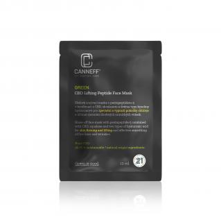 CANNEFF® GREEN. CBD Liftingová maska s pentapeptidem-5