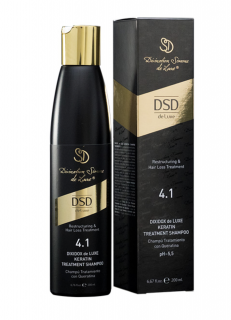 DSD Dixidox Deluxe Keratin Treatment Shampoo č. 4.1 200 ml  OBNOVUJÍCÍ ŠAMPON S KERATINEM 200 ML č. 4.1