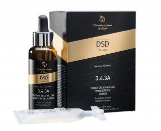 DSD Fresh Cells Deluxe Wondercell Lotion č. 3.4.3A 50 ml + 10 ml  Nejvýraznější stimulační sérum na růst vlasů č. 3.4.3A