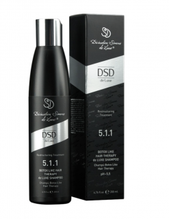 DSD Hair Therapy De Luxe Shampoo č. 5.1.1 200 ml  Hluboce hydratující a restrukturizační  šampon č. 5.1.1
