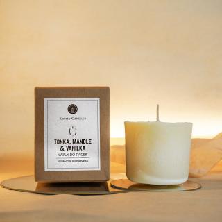 Kimmy Candles Náplň do svíček - Tonka, Mandle & Vanilka 220 g