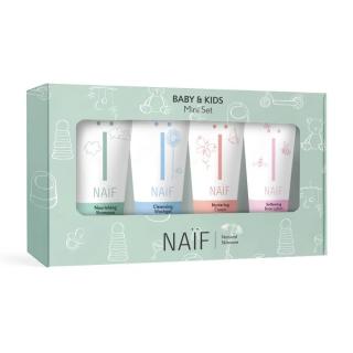 NAIF Kosmetická sada pro děti a miminka 4 mini produkty