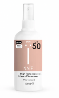 NAIF Ochranný sprej na opalování SPF 50 100 ml