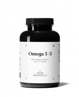 Omega 3+3 by ANNA BRANDEJS 90 kapslí  Doplněk stravy pro zdraví srdce a cév