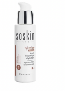 Soskin Paris HYDRAWEAR Hyaluronic Fill-in Concentrate 2MW 30ml  Vysoce hydratační sérum