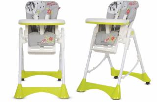 Dětská jídelní židlička stoleček EURO CART Baila 2018 - zebra