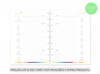 Dvoutýdenní kalendárium (DUO) 2024 Barva tisku: Barevný tisk, Kalendář: Roční + Dvoutýdenní (DUO)