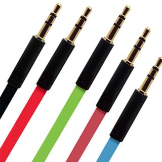 AUX 3,5 mm jack kabel, pozlacený, 1m Barva: Bílá