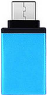 Kovová USB-C OTG 3.0 redukce Barva: Modrá