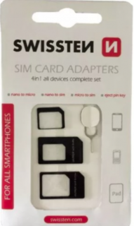 Swissten adaptér na SIM 4v1
