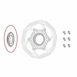 Centrální matice pro Lockring kotouče, SRAM logo, 1ks