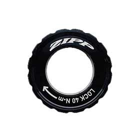 HUB CENTERLOCK ROTOR DISC LOCKRING BLACK ZIPP LOGO (FOR ROTORS UP TO 160MM) QTY 1