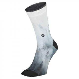 SCOTT Sock Trail Tree Crew black/white Velikost: 42-44