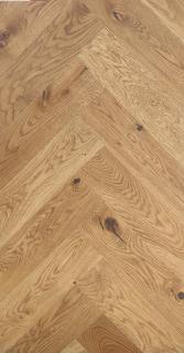 BARLINEK-Třívrstvá dřevěná podlaha-Dub Mainland Herringbone 110, 14x110x660mm, cena za bal 0,5m2