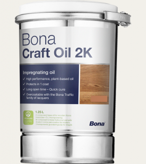 BONA Craft Oil 2-k, Neutrál-Přírodní, 1,25l (Olej na podlahy)