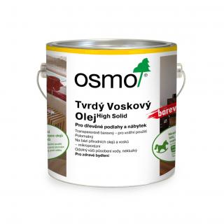 OSMO Tvrdý voskový olej barevný bílý 3040 0,75l (Tvrdý voskový olej na dřevěné podlahy)