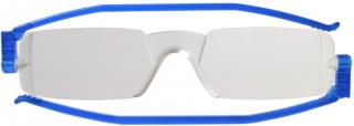 COMPACT 1 skládací brýle na čtení modré Dioptrie: +1.00