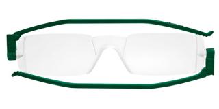 COMPACT 1 skládací brýle na čtení zelené Dioptrie: +1.00