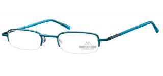 MR10B kompaktní brýle na čtení modrá Dioptrie: +0.00 - bez dioptrií