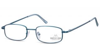 MR58C kovové brýle na čtení modrá Dioptrie: +1.00