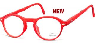 MR66C skládací brýle na čtení červená Dioptrie: +1.00
