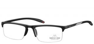 MR81 plastové brýle na čtení černá Dioptrie: +1.00