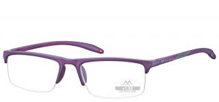 MR81B plastové brýle na čtení fialová Dioptrie: vlastní dioptrie