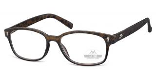MR88A plastové brýle na čtení hnědá Dioptrie: +1.00