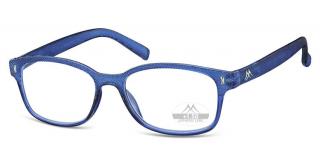 MR88B plastové brýle na čtení modrá Dioptrie: +1.00