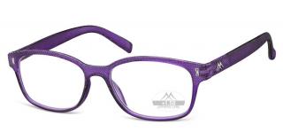 MR88D plastové brýle na čtení fialová Dioptrie: +1.00