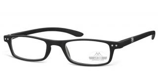 MR93 plastové brýle na čtení černá Dioptrie: +1.50