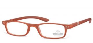 MR93C plastové brýle na čtení oranžová Dioptrie: vlastní dioptrie