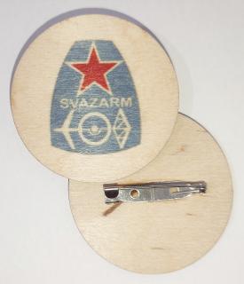 Dřevěná placka Svazarm