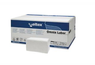 Papírové ručníky skládané CELTEX Omnia Labor 2400ks, bílé, 2vrstvy