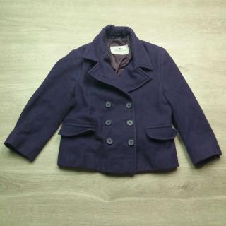 kabát zimní fialový vel 128