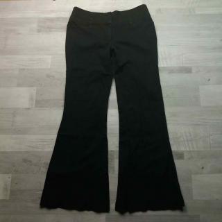 kalhoty černé s prošívanými puky NEW LOOK vel S (kalhoty NEW LOOK)