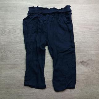 kalhoty lehké tmavě modré s volánky MINICLUB vel 86 (kalhoty MINICLU)
