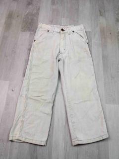 kalhoty manžestrové šedé DENIm vel 116 (kalhoty DENIM)
