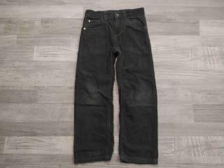 kalhoty manžestrové šedé LUPILU vel 116 (kalhoty LUPILU)