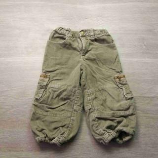 kalhoty manžestrové zateplené šedé TOPOLINO vel 92 (kalhoty TOPOLINO)