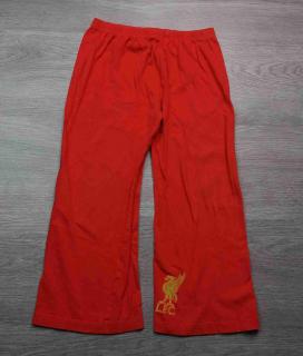 kalhoty od pyžama červené s logem vel 116