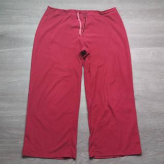 kalhoty od pyžama fleesové ¾ červené vel L