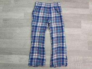kalhoty od pyžama kostkované modrorůžové LUPILU vel 98/104 (kalhoty LUPILU)
