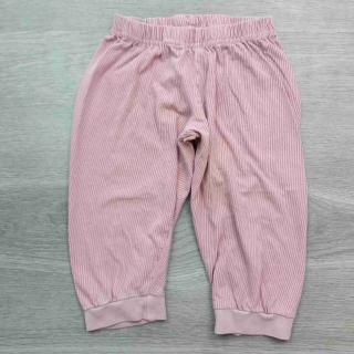 kalhoty od pyžama proužkované růžové vel 92